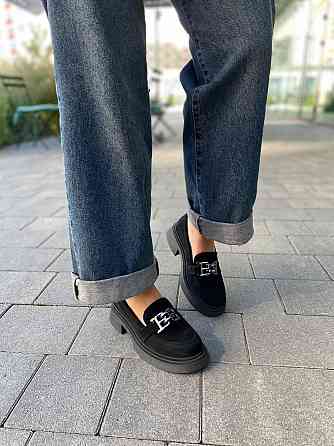 Arcoboletto Туфлі жіночі Arcoboletto 907 чорні (весна-осінь, замша натуральна) (5436) Коломия