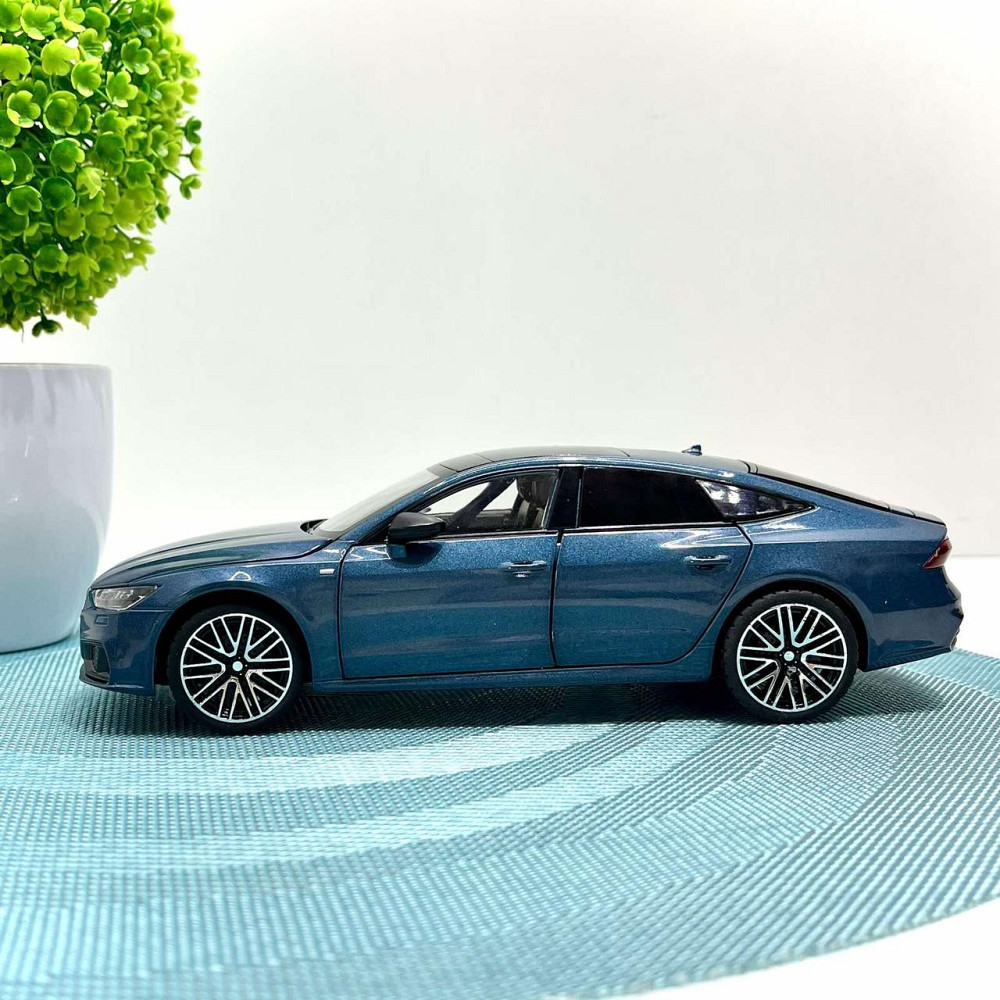 Машинка Audi А7 Авто Експерт металопластик 1:24 звук світло інерція Блакитна (1904-17) Чернігів - фото 3