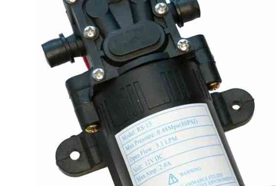 Насос водяний мембранний RS-15 12В 80psi високого тиску 9267 Вінниця