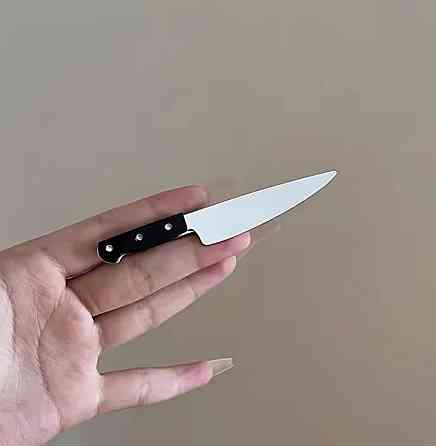 Заколки для волос в виде ножа зеркальные пластиковые шпильки 2 шт альтернативный стиль Киев