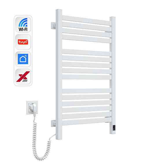 Електрична сушарка для рушників NAVIN Авангард X 480х800 Sensor з WI-FI лівобічна, біла Київ