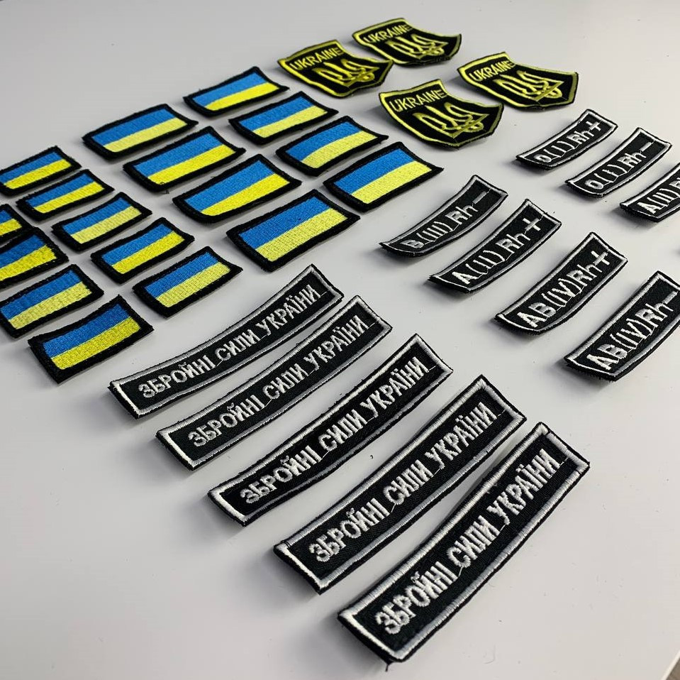 Шеврони України на одяг, якісні військові нашивки на липучці, текстильMasterSem Київ - фото 3