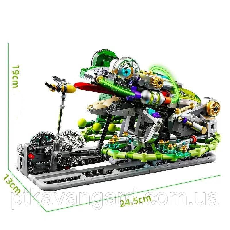 Конструктор жаба механічна двостороння 898 деталей 13058 Хмельницький - фото 4