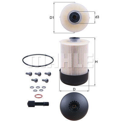 Фільтр паливний Mahle KX338/22D Вінниця - фото 1