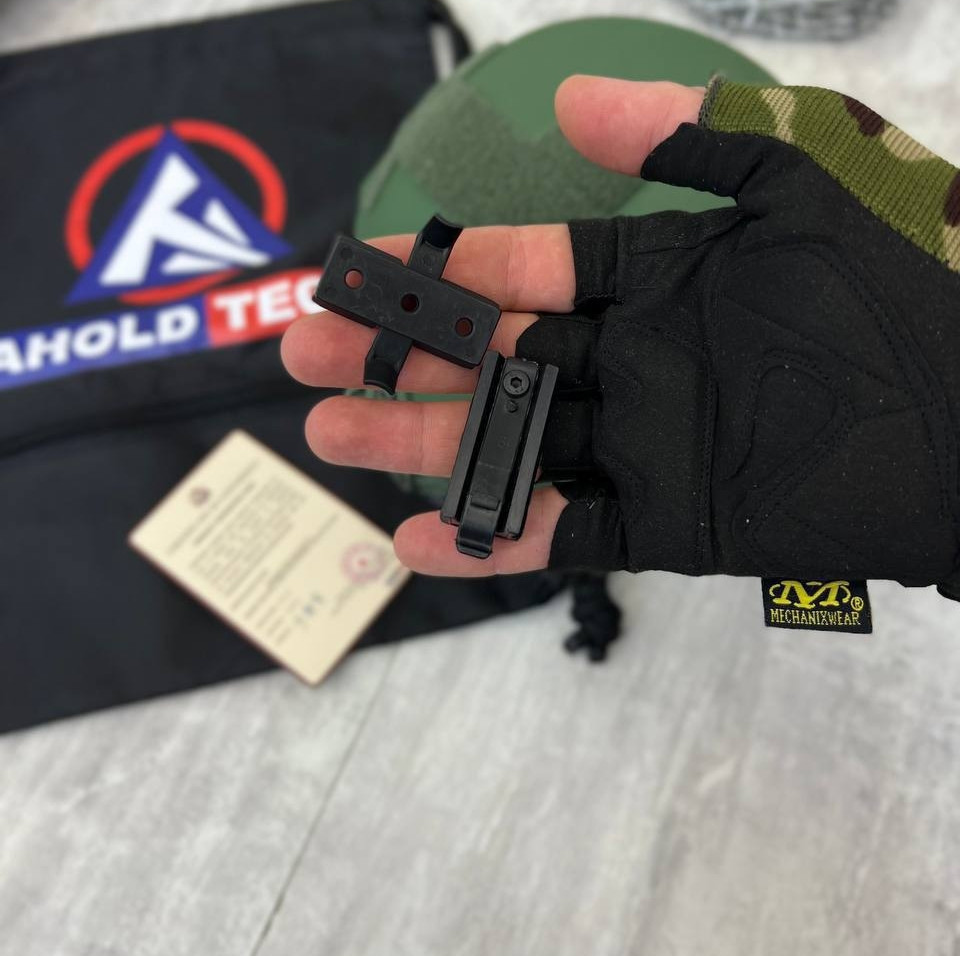 Тактический шлем F-S02 Ahold Tech + Revixun (класс защиты 3А) Оливковый Винница - изображение 5