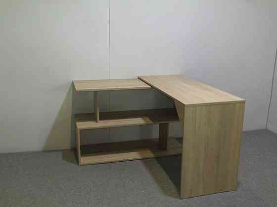 Стіл комп'ютерний поворотний з полицями М-ЗОН Джеко 1200 Сонома (MZN-031032) Львів