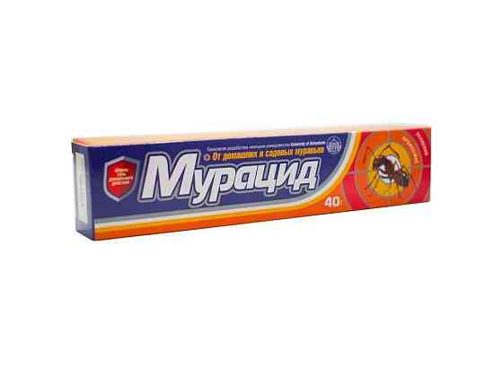 Гель-шприц від тарганів та мурах 40г Мурацид ТМ GLOBAL   Solmir Київ