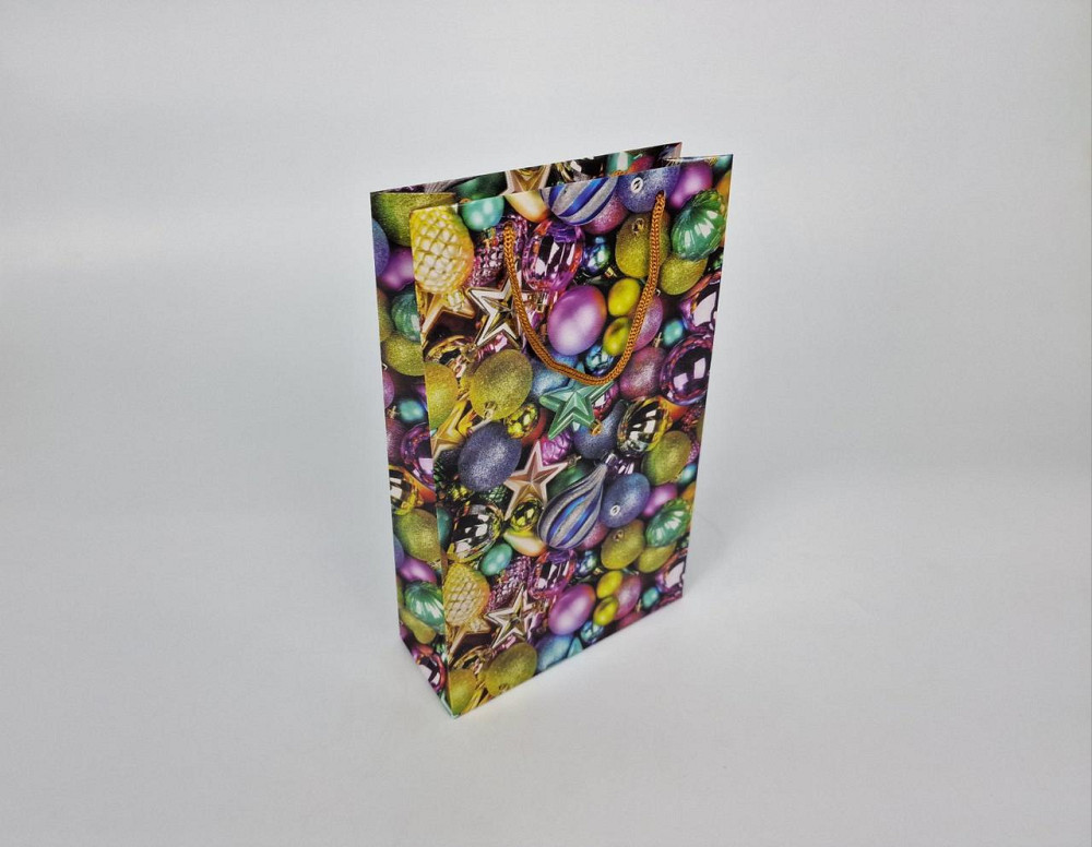 Новорічні пакети для подарунків, середній 17x26x8-029 (12 шт.) Харків - фото 1