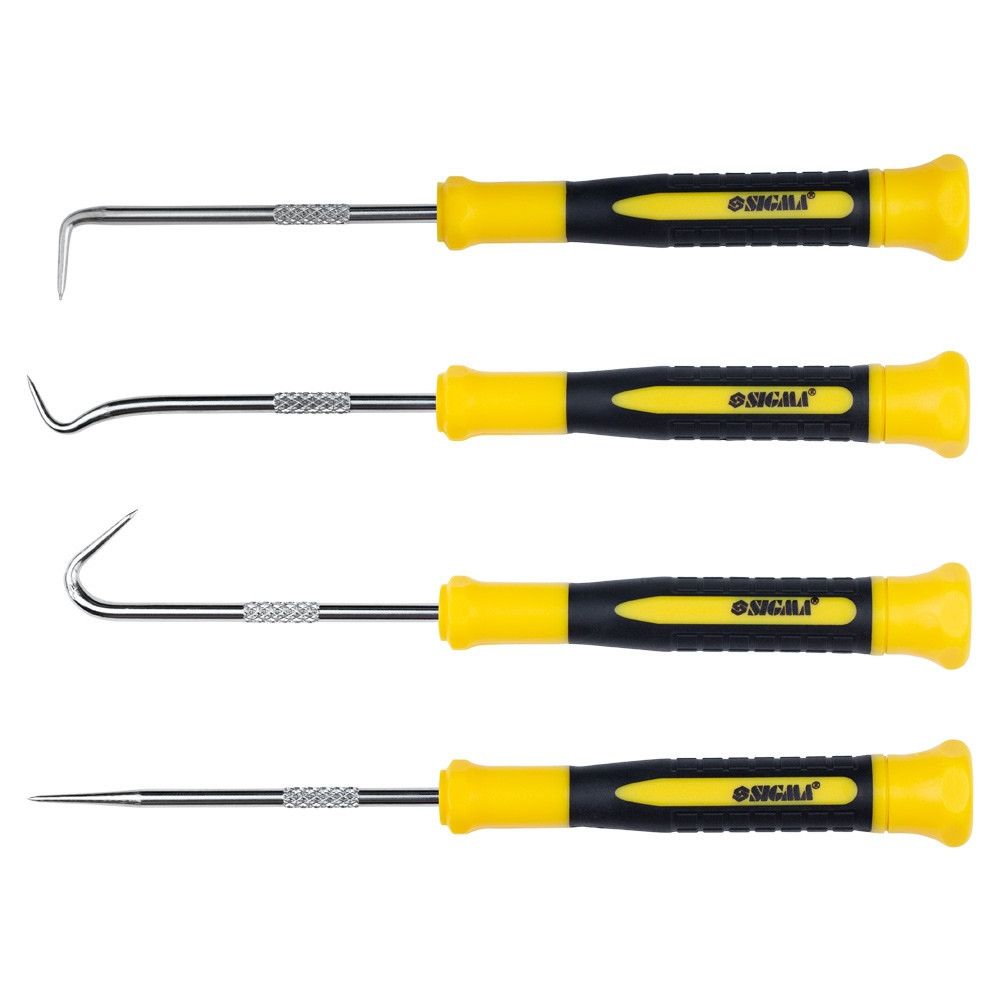 Набір гачків для слюсарних робіт 4 шт. SIGMA (4003411) Київ - фото 1