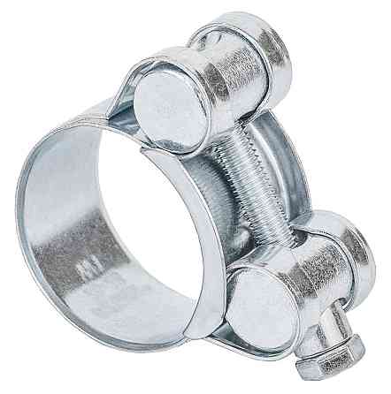 Хомут силовой оцинкованный 18мм Ø26-28мм (КРАТНО 10шт) SIGMA (2509071) Киев