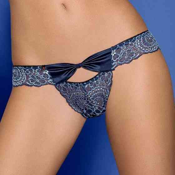 Трусики сині Obsessive Auroria Panties L / XL Sex Aura Київ