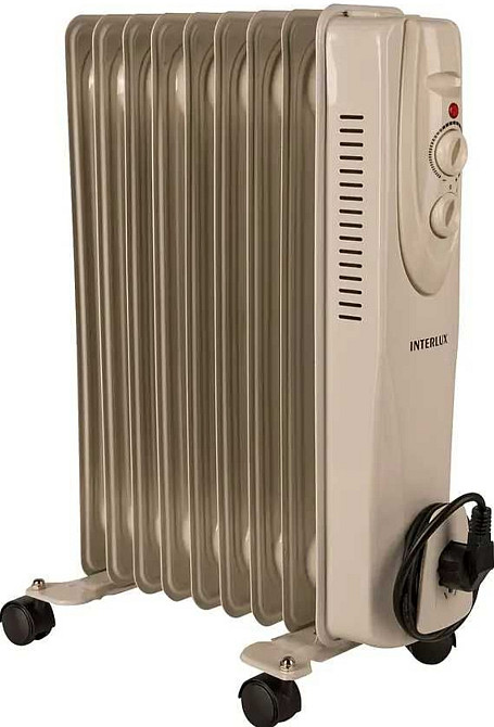 Обігрівач масляний, радіатор, INTERLUX INO-9020W, 2 кВт, 20м2. Київ - фото 4