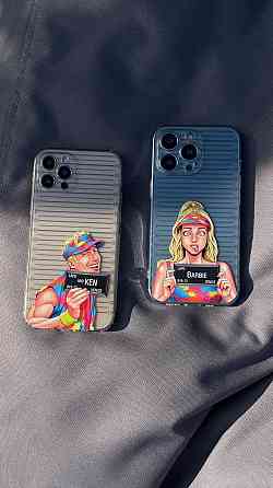 Парные Премиум чехлы на Iphone ,Xiaomi , MEIZU ,HUAWEI и Samsung | Barbie и Ken Черновцы