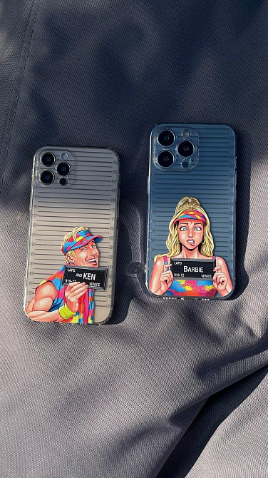 Парные Премиум чехлы на Iphone ,Xiaomi , MEIZU ,HUAWEI и Samsung | Barbie и Ken Черновцы - изображение 1