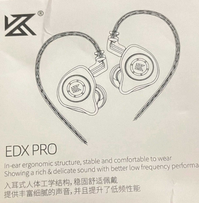 Вакумные наушники KZ EDX Pro. Харьков - изображение 2