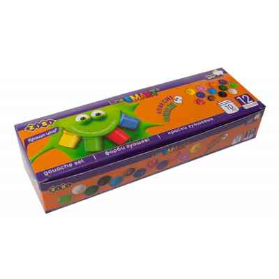 Гуашеві фарби ZiBi SMART Line 12 кольорів по 10 мл (ZB.6651) Вінниця