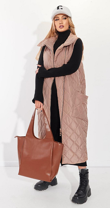 Стильна стьобана жилетка (46) Київ - фото 1