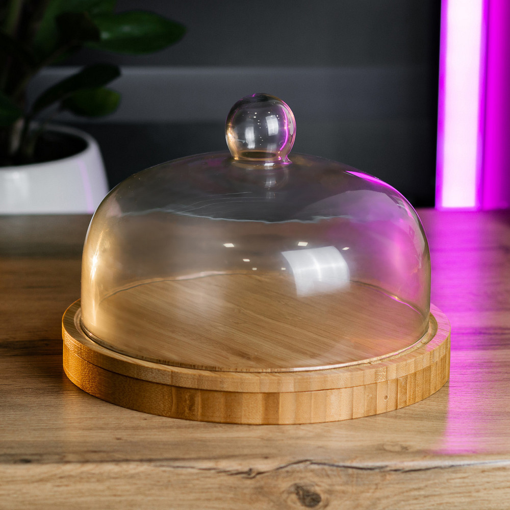 Набір для нарізки сиру з кришкою Ø 25 см Київ - фото 1