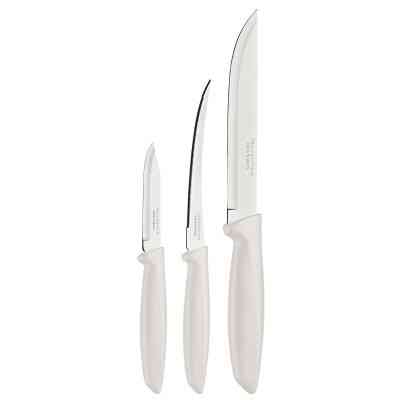 Набір ножів Tramontina Plenus Light Grey 3 шт (23498/313) Вінниця