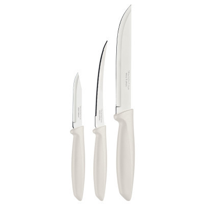 Набор ножей Tramontina Plenus Light Grey 3 шт (23498/313) Винница - изображение 1