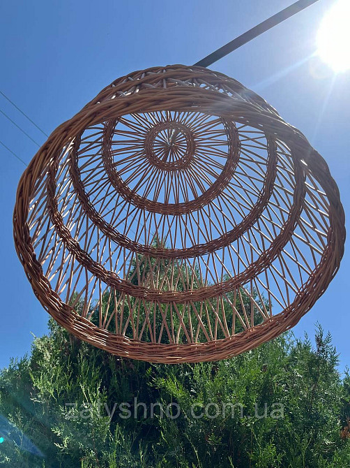 Люстра плетеная красивая кофейная Киев - изображение 4