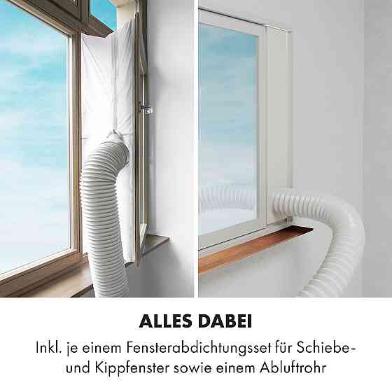 Мобильный кондиционер Metrobreeze New York 7k 7 000 BTU/2,1 кВт EEC Пульт дистанционного управления белый 7 Ровно