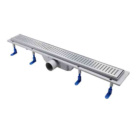 Трап Qtap Dry FB304-700 лінійний із сухим закривом і неіржавкою решіткою 700х73 Київ