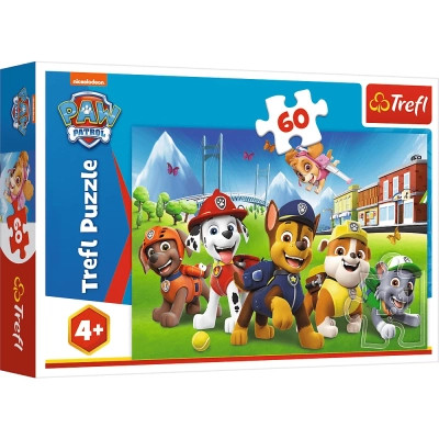 Пазл Trefl Paw Patrol Щенячий патруль на траві 60 елементів (5900511173758) Вінниця - фото 1