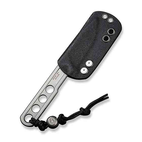 Ніж фіксований тактичний Civivi Circulus, (5 см) 10Cr15CoMoV сірий з бусиною з титану 6AL4V Київ