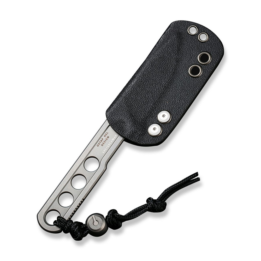 Ніж фіксований тактичний Civivi Circulus, (5 см) 10Cr15CoMoV сірий з бусиною з титану 6AL4V Київ - фото 6