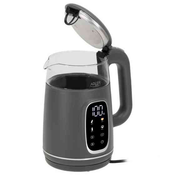 Чайник Adler AD 1305 із регулюванням температури 1.7Л 2200Вт Gray DH-26 Львів