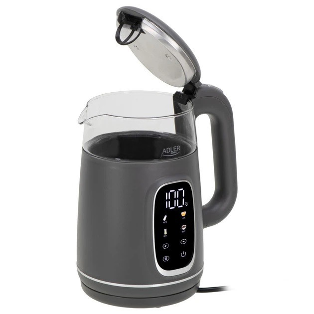 Чайник Adler AD 1305 із регулюванням температури 1.7Л 2200Вт Gray DH-26 Львів - фото 3