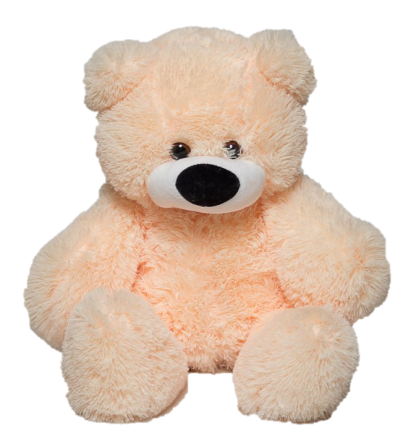 Мягкая игрушка медведь Алина Бублик 77 см персиковый Киев