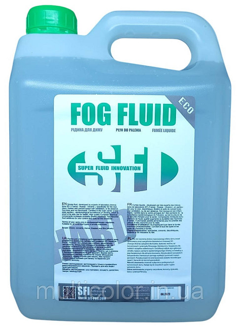 Жидкость для дыма Тяжелая Эко SFI Fog Eco Hard 5л Киев - изображение 3
