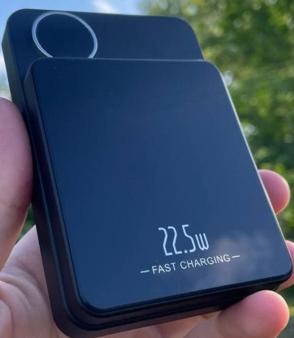 Магнитный беспроводной Павербанк 10 000 mAh – заряжай все! Киев - изображение 6