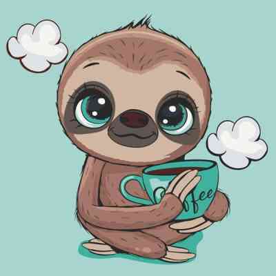 Картина по номерам ArtCraft Лінивець 30х30 см (15084-AC) Вінниця