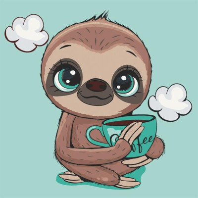 Картина по номерам ArtCraft Лінивець 30х30 см (15084-AC) Вінниця - фото 1