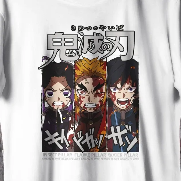 Футболка для підлітка хлопчика з принтом Клинок, рассекающий демонов Столпы 3 WE Розмір 160 Anime10365 Дніпро - фото 4