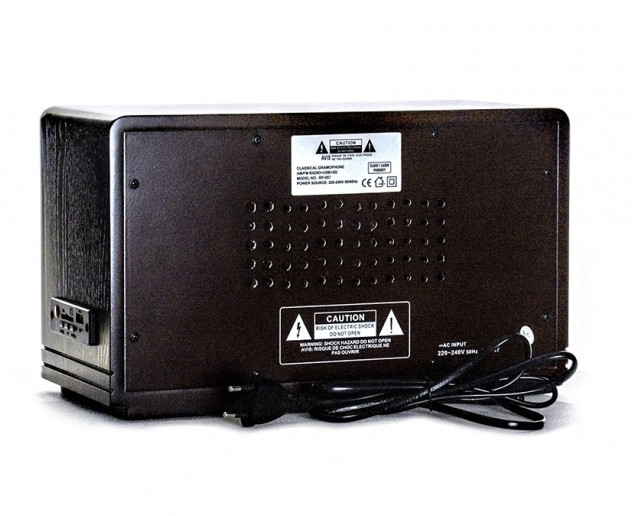 Ретро радіо програвач Daklin Де Голль AM/FM,MP3/ USB/ SD дерево Горіх (RP-057) Вінниця - фото 6
