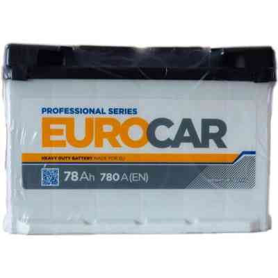 Акумулятор автомобільний EUROCAR 6СТ-78АЗ (0) (-/+) (L3) 780А 12V Вінниця
