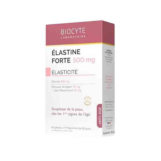 Biocyte Морський еластин, відновлення пружності шкіри Elastine Forte 500 mg, 60 капсул Дніпро