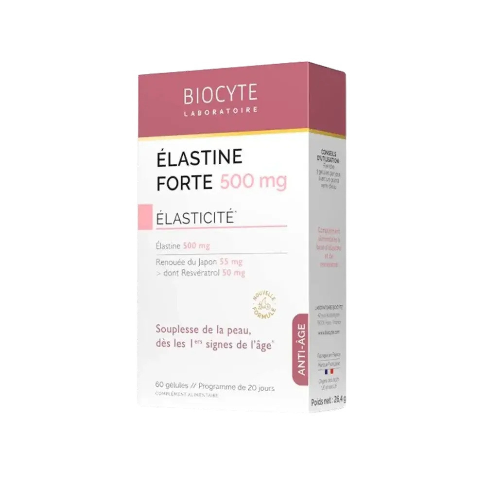 Biocyte Морской эластин, восстановление упругости кожи Elastine Forte 500 mg, 60 капсул Днепр - изображение 1