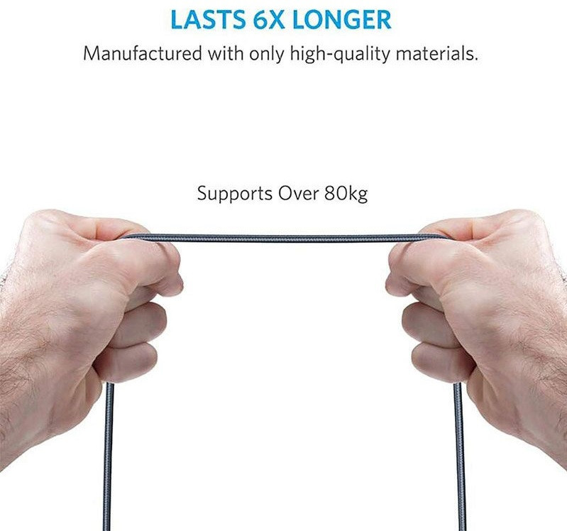 Кабель Anker Powerline Select+ Lightning - 1.8 м Black (6595749) Київ - фото 2