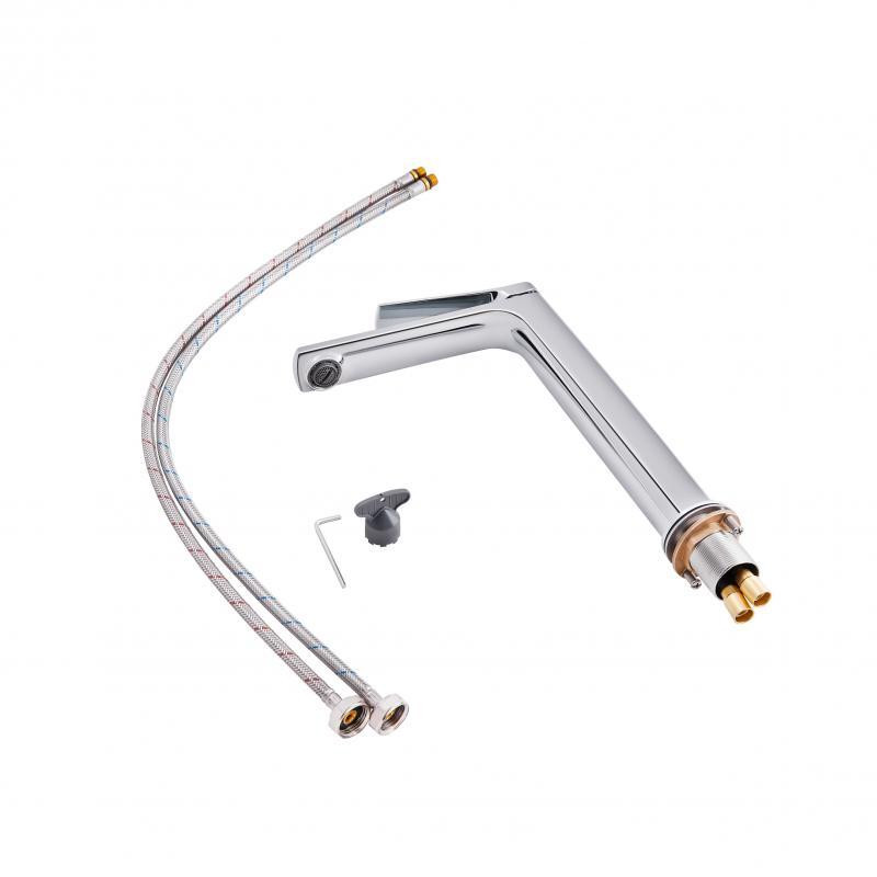 Змішувач для раковини Qtap Slavonice 10H42103C, хром (QTSLV10H42103C) Київ - фото 3