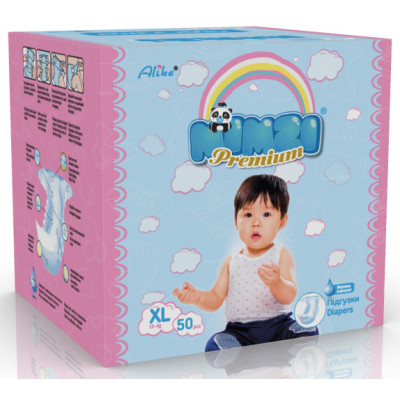 Подгузники Mimzi XL 12+ кг 50 шт (MDXL50) (4820209800203) Винница - изображение 2