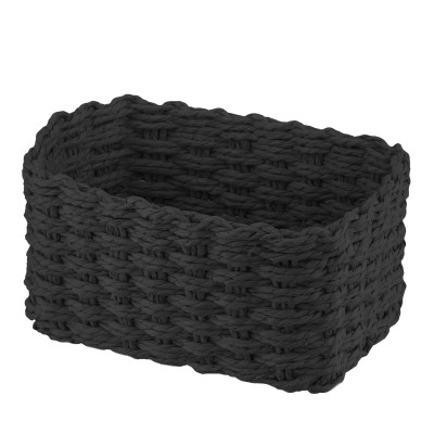 Кошик для зберігання Ardesto Prestigio Плетені Чорні 3 шт. 3.3 / 2.2 / 1.4 л (ARHC2505BL) Вінниця - фото 5