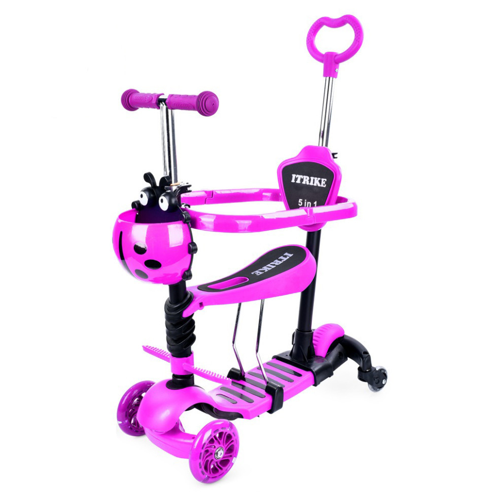 Самокат дитячий 3-х колісний 5 в 1 JR3-101-P, до 25 кг Вінниця - фото 1