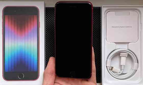 НОВИЙ — iPhone SE 2022 — 64 гб — 100% АКБ — PRODUCT RED — NEVERLOCK. Київ