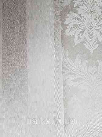 Текстильні шпалери на флізеліновій основі Da capo RaschTextil 085661 смуги широкі бежеві темні світлі Київ