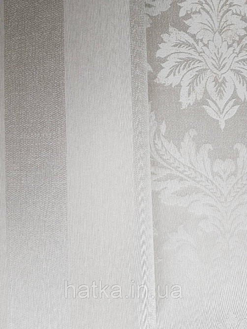 Текстильні шпалери на флізеліновій основі Da capo RaschTextil 085661 смуги широкі бежеві темні світлі Київ - фото 2